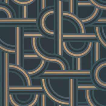 LABYRINTH IMPASS BLEU PETROLE DORE
