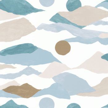 VOYAGES BLEU BEIGE DORE