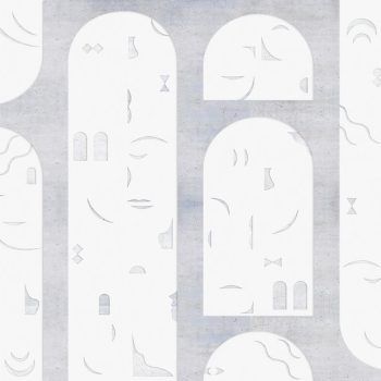 RANDOM ARCHIST ROSTROS WHITE/GREY