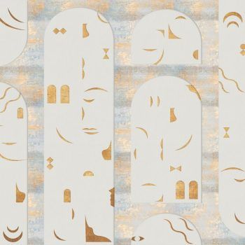 RANDOM ARCHIST ROSTROS YELLOW/ORANGE