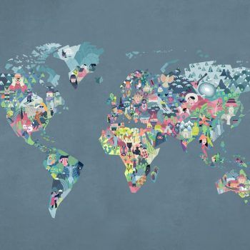 RANDOM
  KIDS DIVERSITY MAP OCEAN VERDE