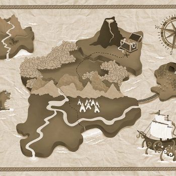 RANDOM
  KIDS TREASURE MAP PAPYRUS BEIGE