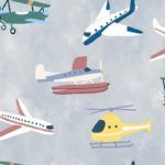 RANDOM
  KIDS DRAFT PLANES CLOUD GRIS