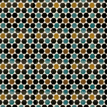 Papel pintado Tiles Flamenco Green