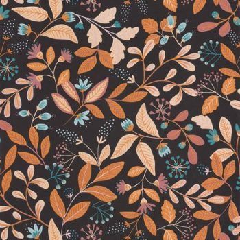 Papel Pintado Chloe Ocre Noir