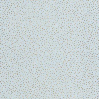 Papel Pintado Ines Bleu Ciel Or