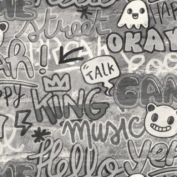 Papel Pintado Make it Fun Noir Et Blanc