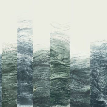 Mural de Papel Pintado Shift Wall Mural Celadon