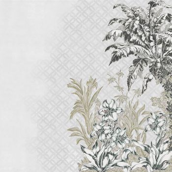 Mural Papel Pintado Indiano Patio Beige
