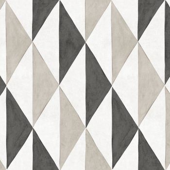 Papel Pintado Maasai Maa Plata Gris