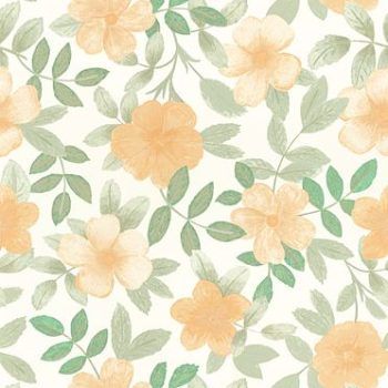 Papel Pintado Gaia Vert Orange