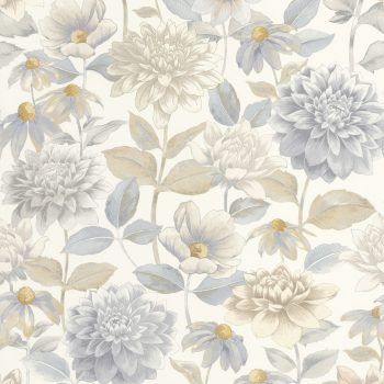 Papel PIntado Gardens Dahlia GADN 8766 18 34 Casadeco