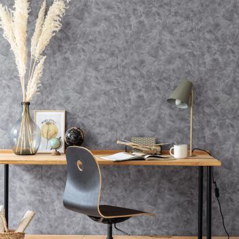 Detalle papel pintado Uni Metallise Nacre Gris Argente 103689677