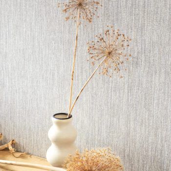 Papel Pintado Voile de Lin Gris Chine