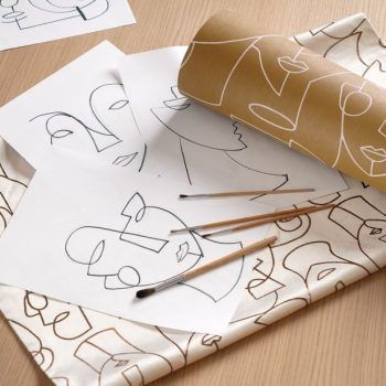 Papel Pintado Portrait Cognac