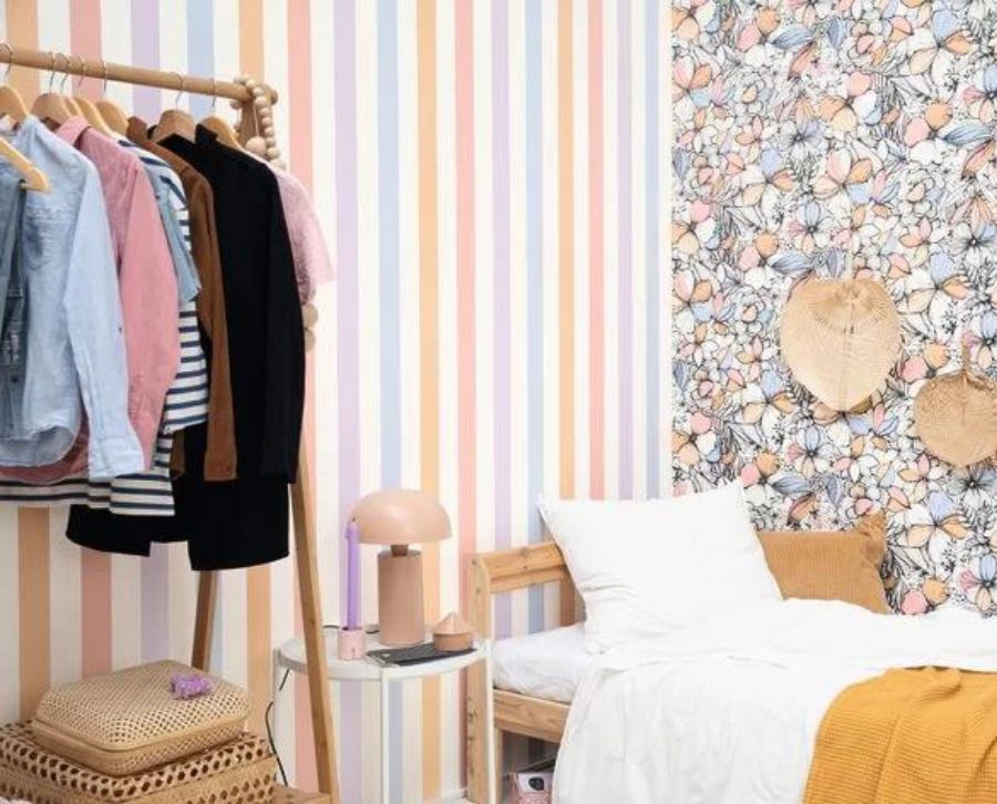 Papel pintado rayas 