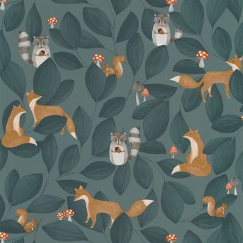 Papel Pintado Woodland Friends