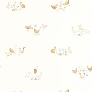 Papel Pintado Companions of the farms