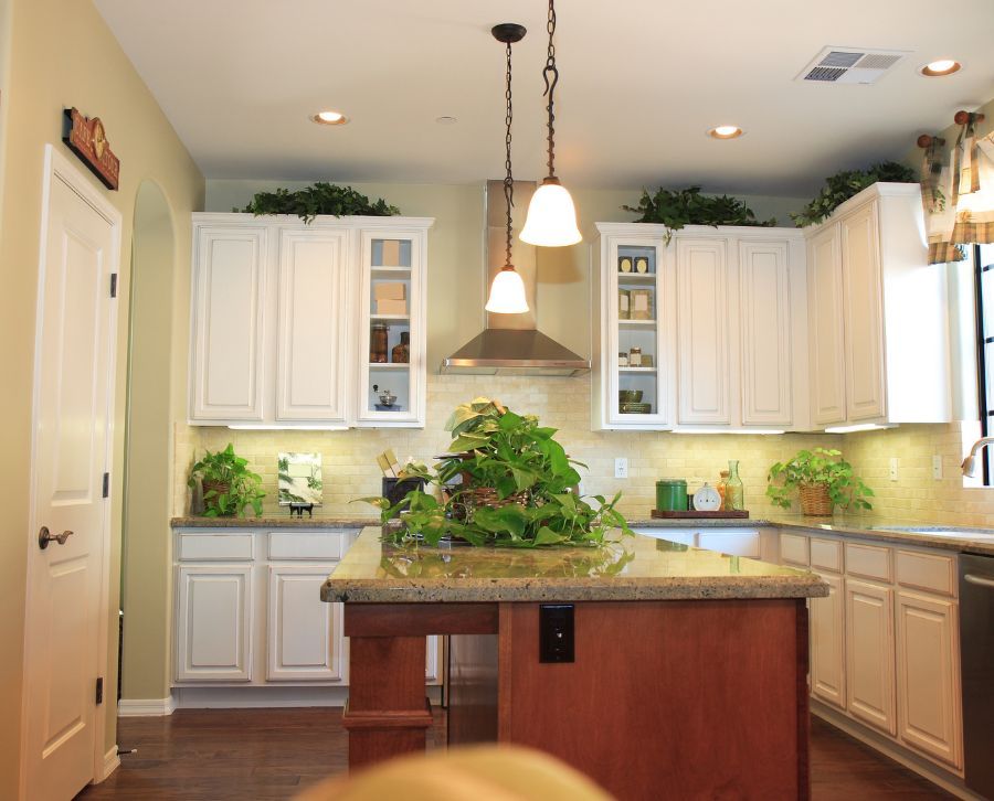 Decoración con papel pintado para cocina