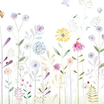 Mural de Papel Pintado The garden small world full