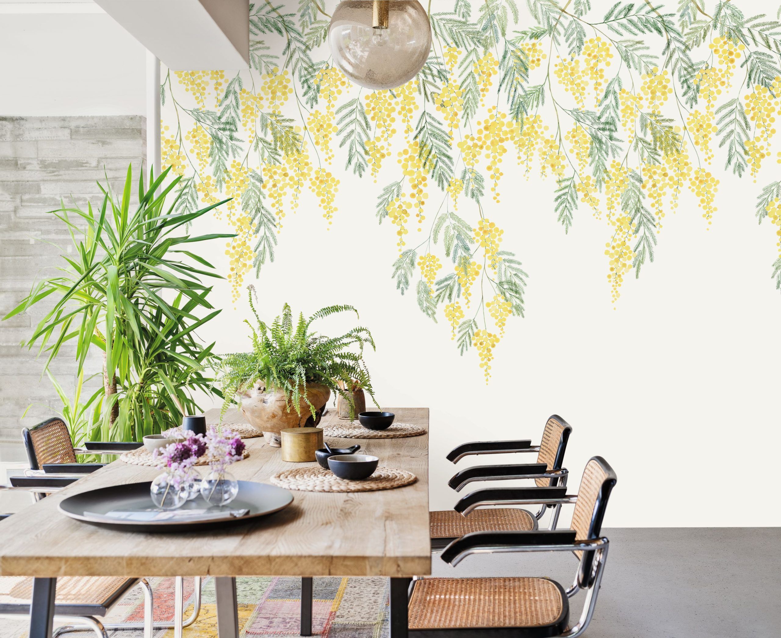 Papel pintado decorativo