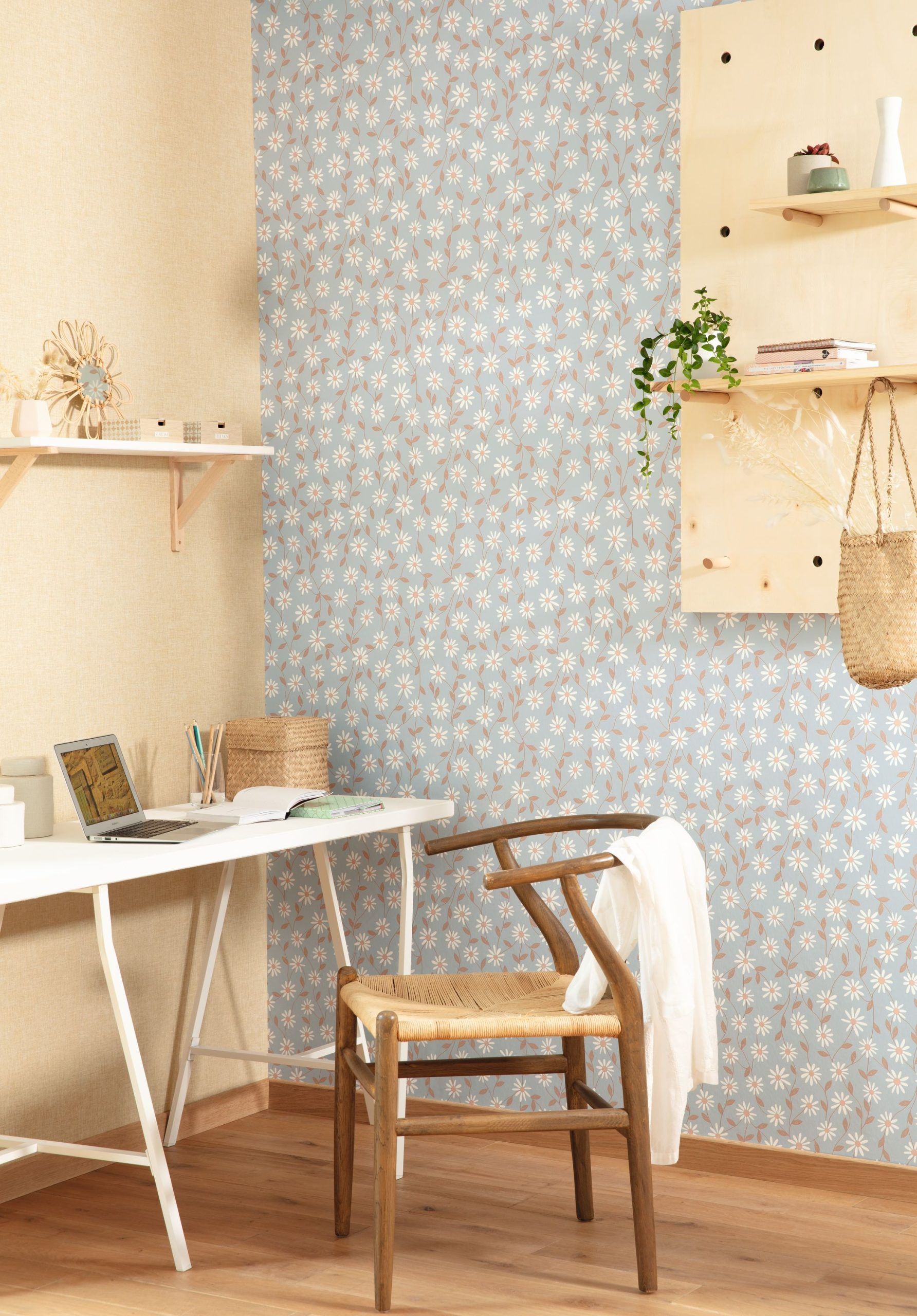 papel pintado para dormitorio pequeño