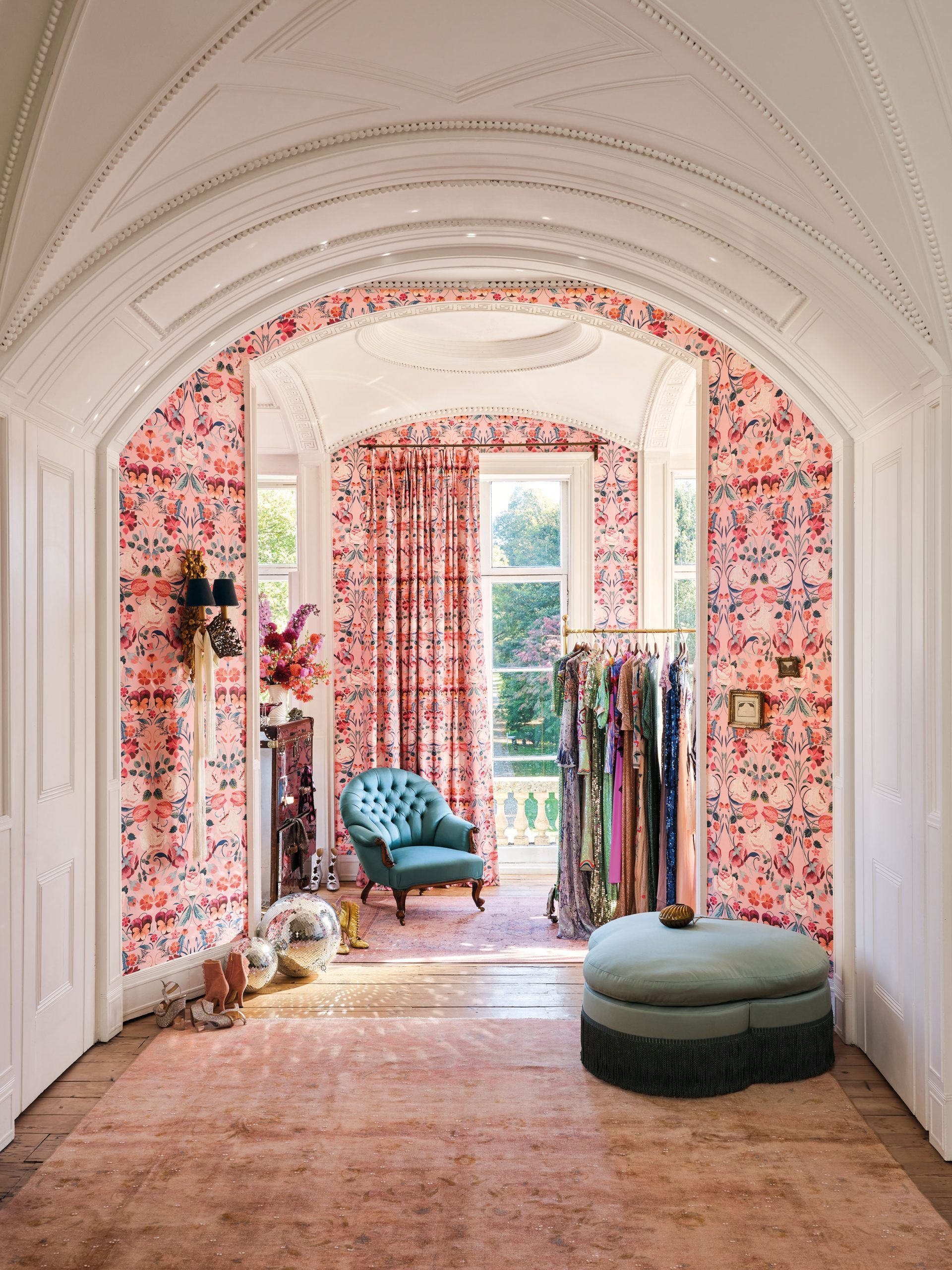Papel pintado romántico