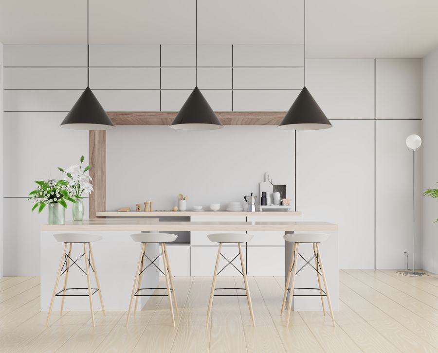 Decoración de cocinas con papel pintado