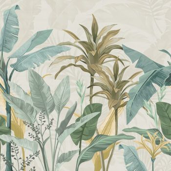 Mural de Papel Pintado Botanical Green