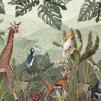 Mural de Papel Pintado Safari