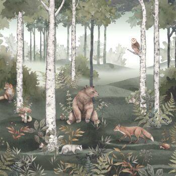Mural de Papel Pintado Wild Forest