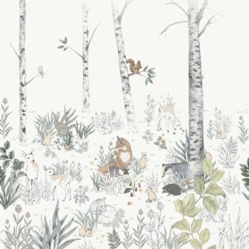 Mural de Papel Pintado Magic Forest
