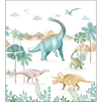 Mural de papel pintado Le Monde des Dinosaures