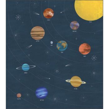 Mural de papel pintado Le monde des Planetes