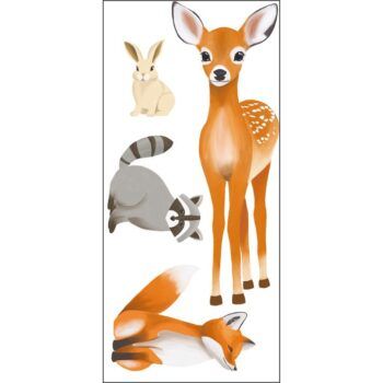 Stickers Decor Pre encolle Animaux de la Foret
