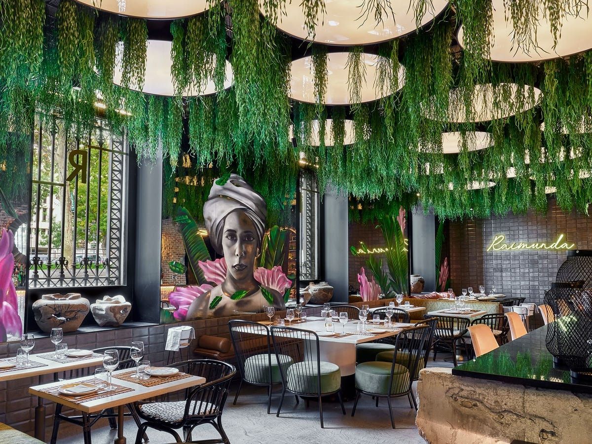 elegir papel pintado para restaurantes