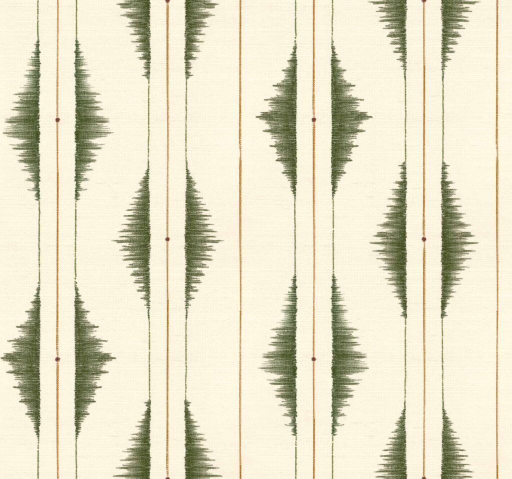 Papel pintado Azilal  Embroidery Leaves