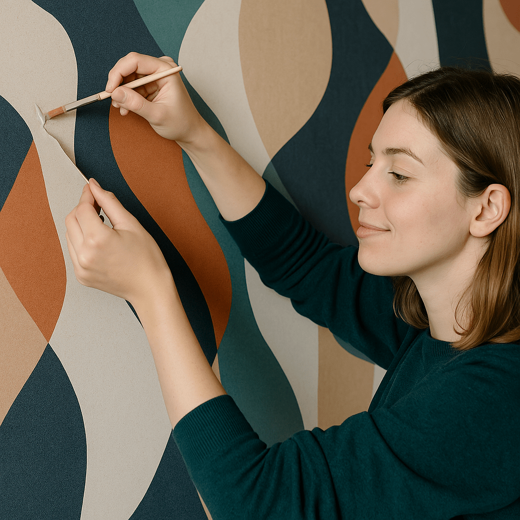 pegar papel pintado que se ha despegado